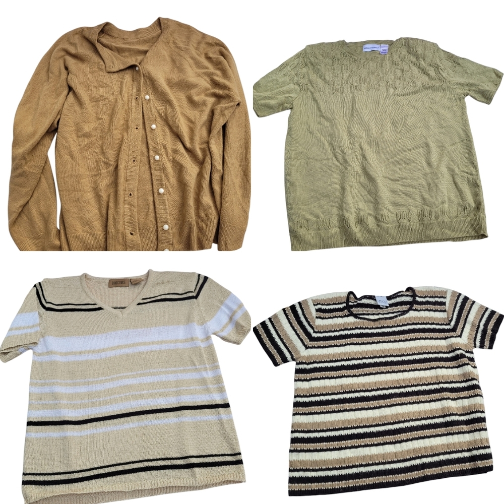 Vintage 90s Tops Cottagecore Lot 5 L